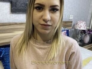 Blonddwomann